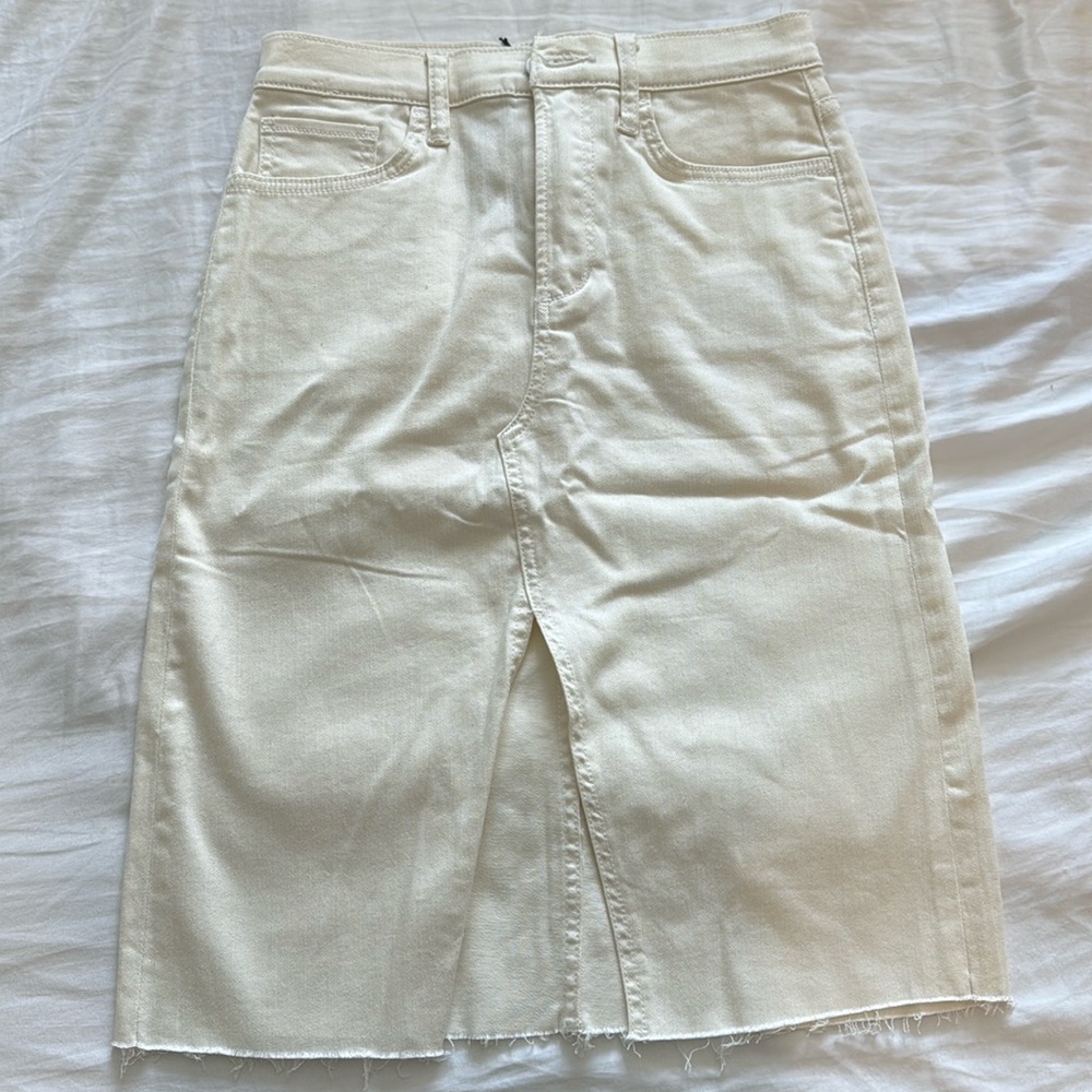Joes midi cream skirt